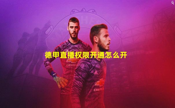 德甲直播权限开通怎么开